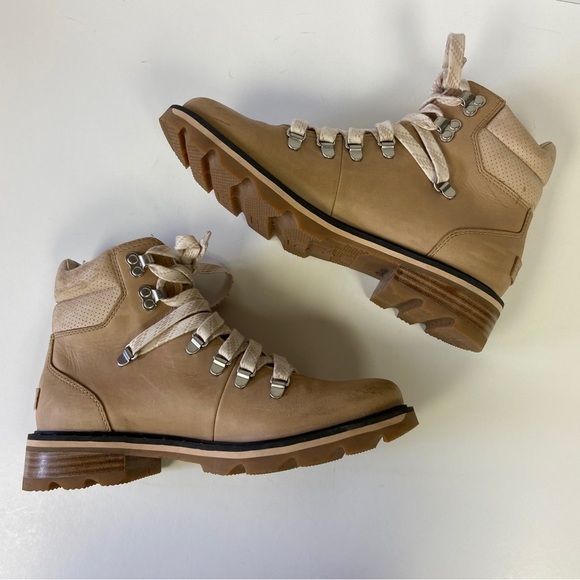 Sorel Tan Lace Up Boots - Picture 7 of 10